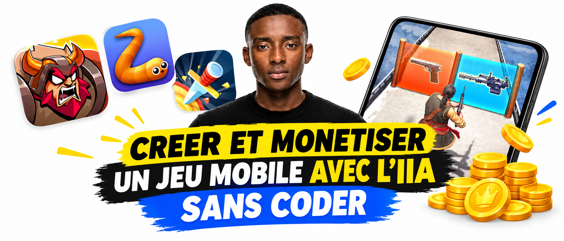 Rémialde Zomond — Créer un jeu vidéo mobile avec l'IA, sans coder, et le monétiser sur le Play Store.